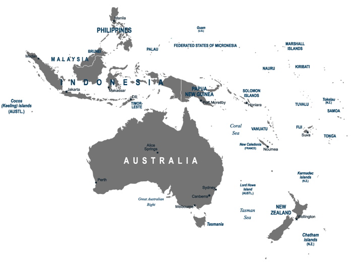 Australia map