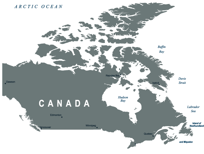 Canada map