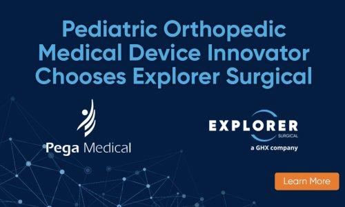 Explorer Surgical, a GHX Company, Chosen by Pediatric Orthopedic Medical Device Innovator to Support Surgical Workflow and Remote Case Management